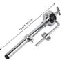 SIlver Drum Boom Stand Metal Percussion Drum Parts Durable Single Tom Holder  For Jazz Drum Set