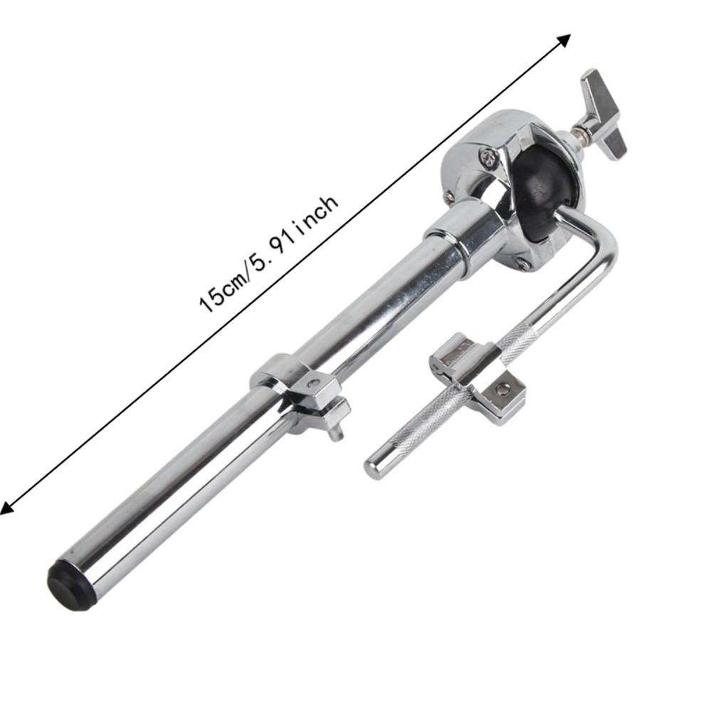 SIlver Drum Boom Stand Metal Percussion Drum Parts Durable Single Tom Holder For Jazz Drum Set