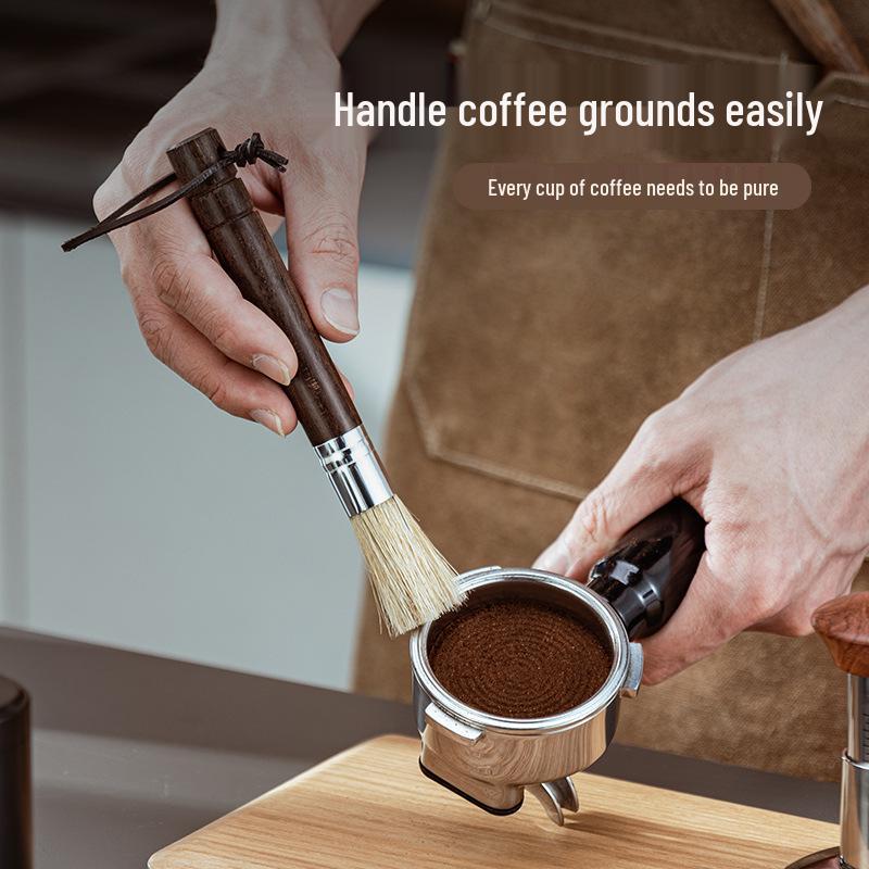 Coffee Grinder Cleaning Brush Set: Crevice & Dust Removal with Bristle Brush