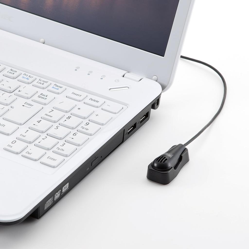 Sanwa Supply PC Microphone with Clip MM-MC24N