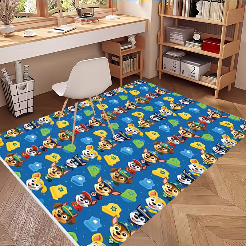 PAW Patrol Print Rug, Washable Floor Carpet, For Entryway Dorm Laundry Room Office Study, Home Decor Birthday Christmas Gift