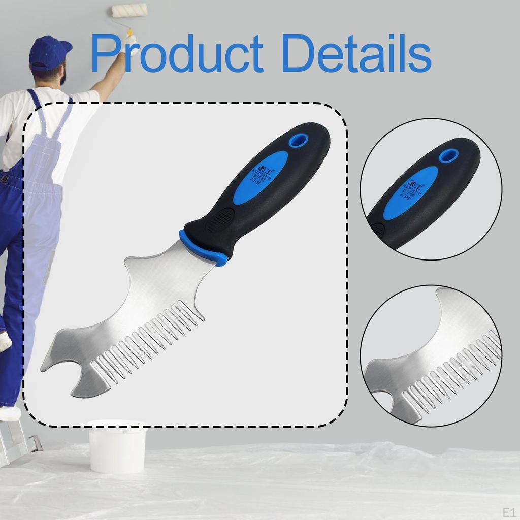Paint Brush Comb Roller Cleaner Tool Efficient Cleaning Practical Non Slip Handle