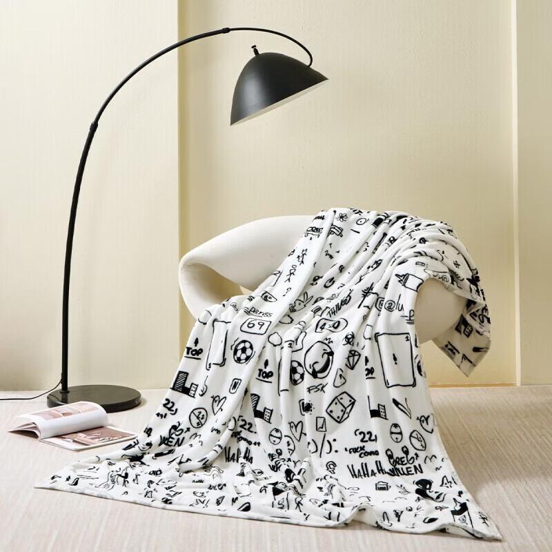 Mercury Home DH Fun World Flannel Blanket