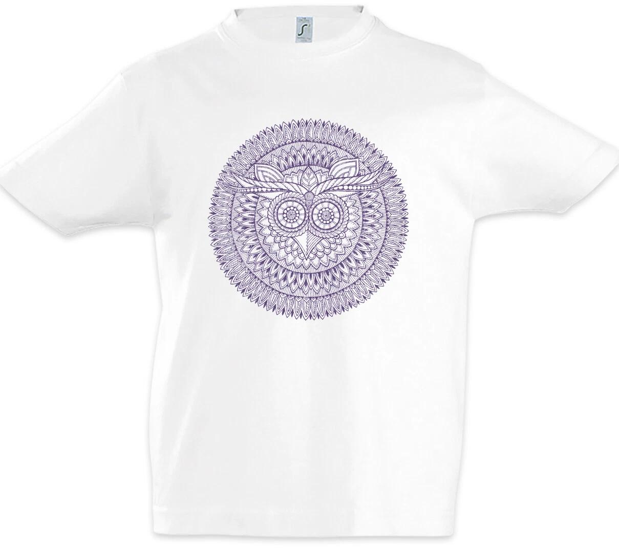 Owl Circle Kids Boys kids boys T-Shirt Yantra Hinduism Buddhism Hindu Owl Circle 120