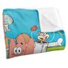 SpongeBob SquarePants Silky Group Scene Supersoft Blanket