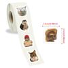 500Pcs Animal Cats Decorative Stickers for Scrapbooking Photo Album Self Adhesive Sealing Labels for Chritstmas Wedding