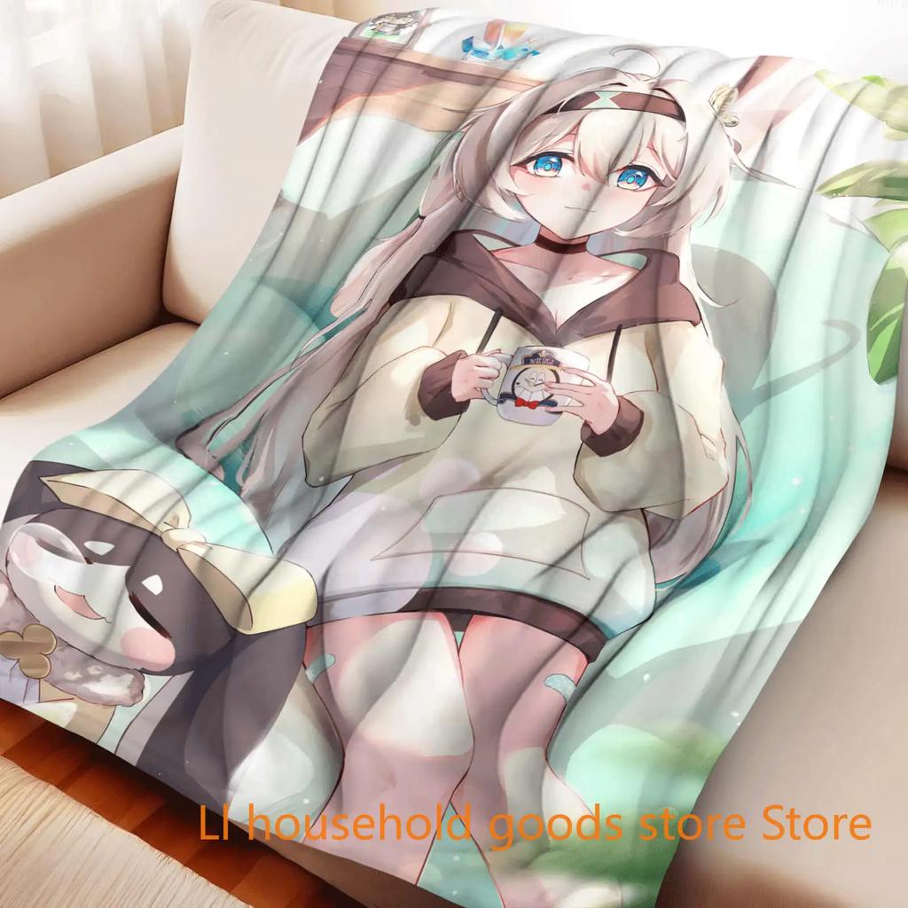 Ultra Soft Anime Flannel Throw Blanket for Cozy Relaxation Perfect for Watching TV or Sleeping