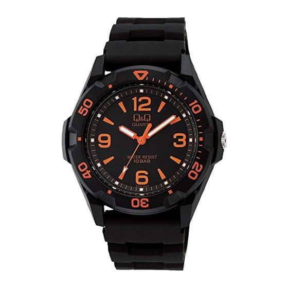 

[Citizen Q&Q] Часы аналоговые водонепроницаемые уретановый ремень VR44-003 мужские оранжевый