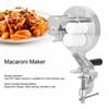 Silver Macaroni Maker Non-Stick Surface Manual Pasta Extruder Pasta Maker Machine  Pasta Lovers