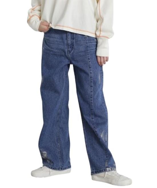 AVIREX FOIL PRINT DENIM PANTS women s S 432 used 783-4211603