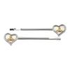 Vivienne Westwood Petra Heart Bobby Pin Hair Clip 67030018 02p556