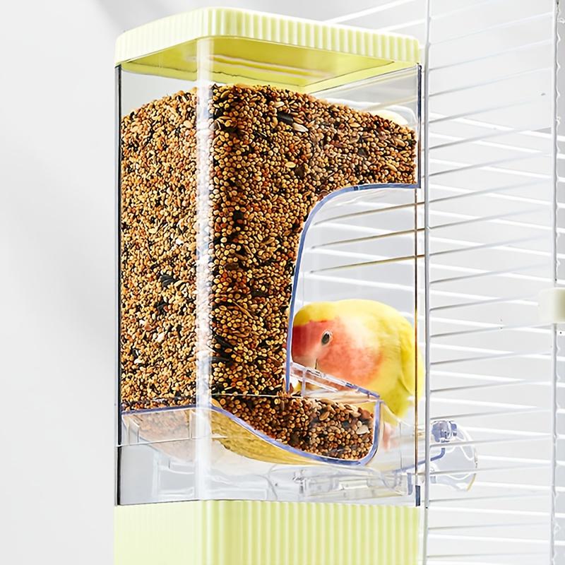Automatic Feeding Station Splash-Proof Design for Birds House-shaped Feeding Supplies Special Feeder for Small Pet Parrots