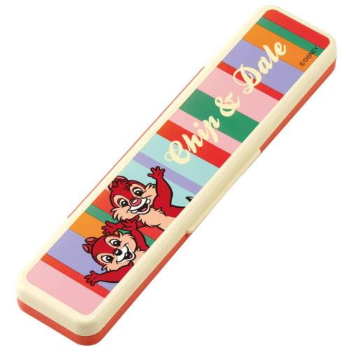 Skater Chopsticks Spoon Combination Set 18cm Antibacterial Treated Lunch Box for Adults Comes with Silicone Cushion and Doesn't Make a Sound Made In J