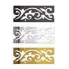 Self Adhesive Mirror Waist Line 3D Design 3D Mirror Wall Stickers  Room Decor