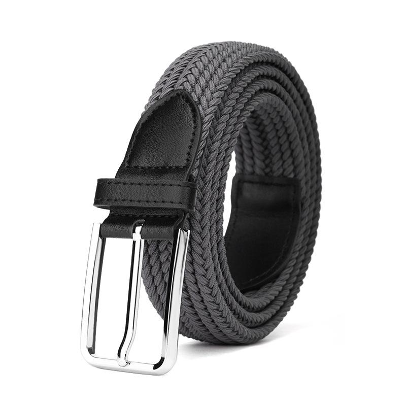 Men'S Belt Tactical Pin Buckle Alloy Buckle Nylon Belt Braided Belt Tooling Outdoor Training Belt Men'S