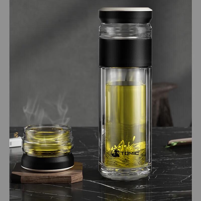 TOMIC Tea Infuser Glass Bottle