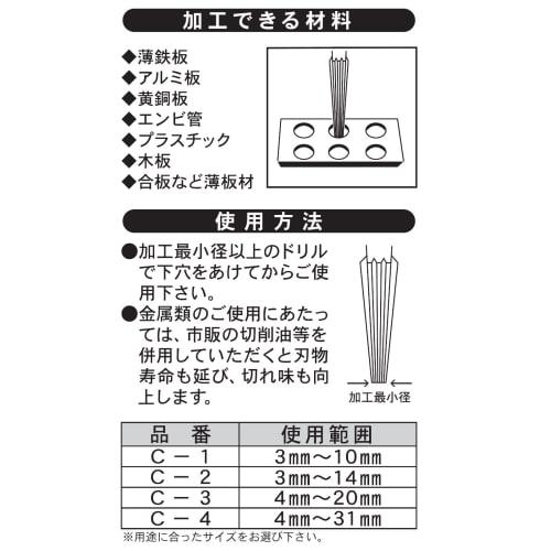 Niigata Seiki SK Japanese-made Chassis Reamer 3-14mm C-2