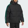 Adidas Originals Reversible Sports Down Jacket With Detachable Hood Men Outerwear Forest-Green Black IU4827