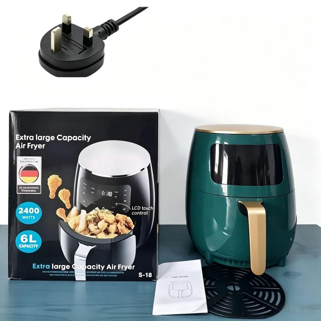 8L Multi-Functional Smart Touch Air Fryer Oven – Large Capacity Electric Fryer & French Fry Maker