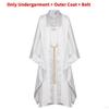 The Lord Of The Rings Saruman Cosplay Costume With Polyester Fabric For Halloween And Anime Role Play