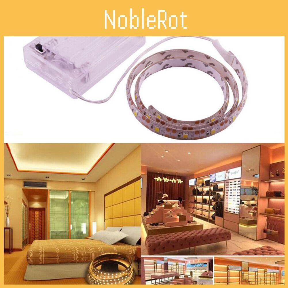Led Striped Battery Powered Ribbon Tape 2835 Waterproof Christmas Decoration 5v