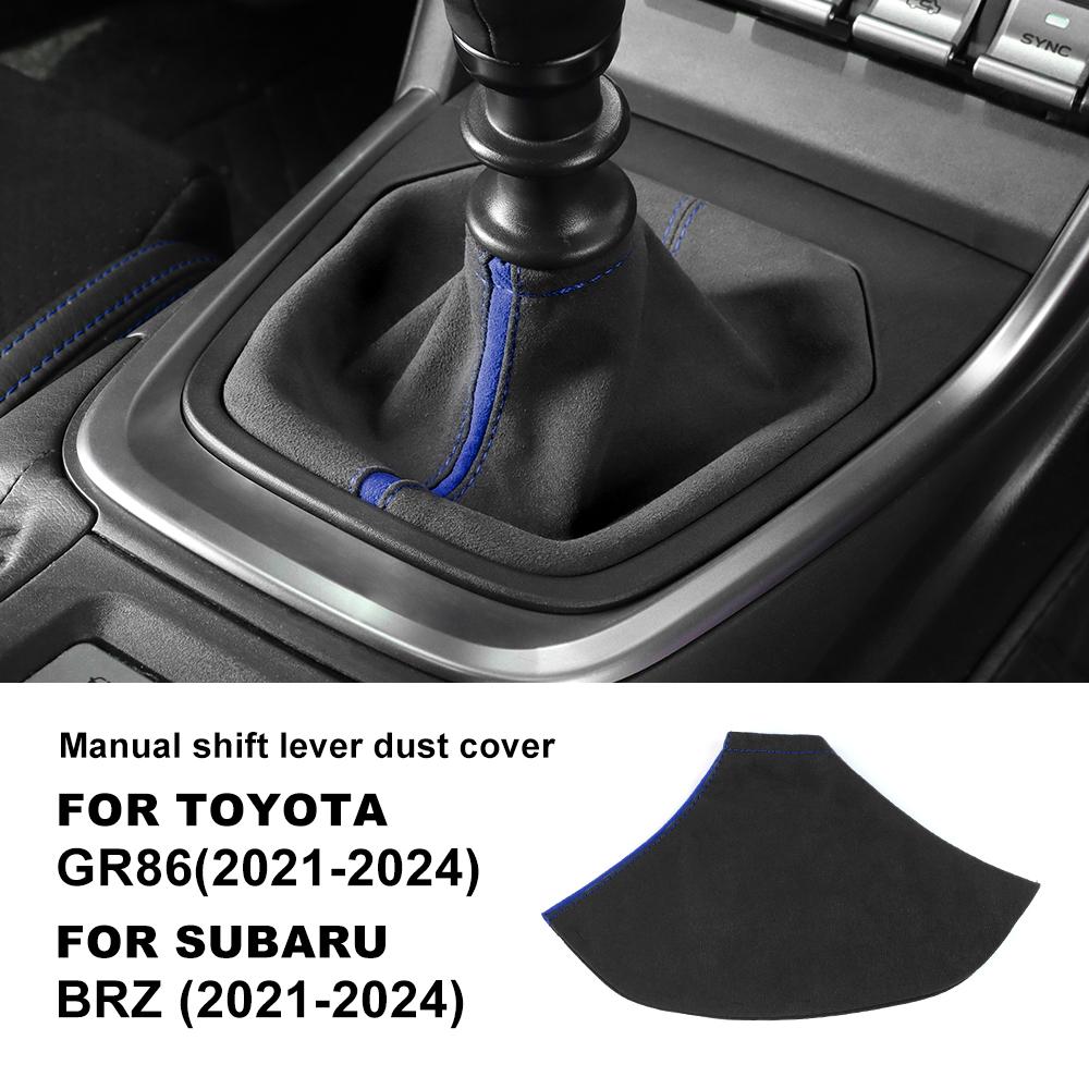 For Subaru BRZ ZD8 Toyota GR86 ZN8 2025 2025 2025 2025 Top Suede Car Manual Knob Gear Shift Boot RHD LHD Interior Accessories