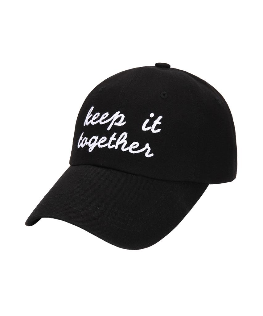 Beullaegsaenjeu High Teen Together Embroidered Ball Cap_Black