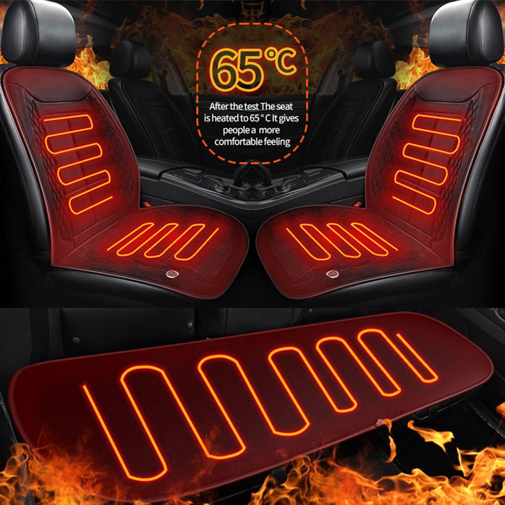 1/2ks Zimní vyhřívaný potah autosedačky Vyhřívání Teplejší autosedák Auto Univerzální chránič autosedačky Sada potahů na autosedačku