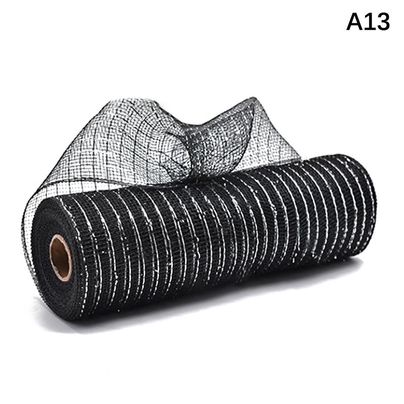 

26см 10Ярдів Рибальська Сітка Пряжа Різдвяна Стрічка DIY Декорація Вінок Прикраси для Ялинки