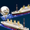 Titanic Creative Luxury Iceberg Cruise Ship Boat Wreck Set City Diy Model Construction Blocks Blocks Toys For Kids Adult Present