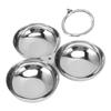 Thickened Dessert Bowl 304 Steel Fruit Bowl Easy To Clean Pudding Bowl  Party