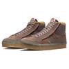 Nike Zoom Blazer Mid Premium Plus SB Marrone Gomma Scarpe da Ginnastica Unisex Prugna-Eclissi Kumquat Gomma-Giallo DV5468-200