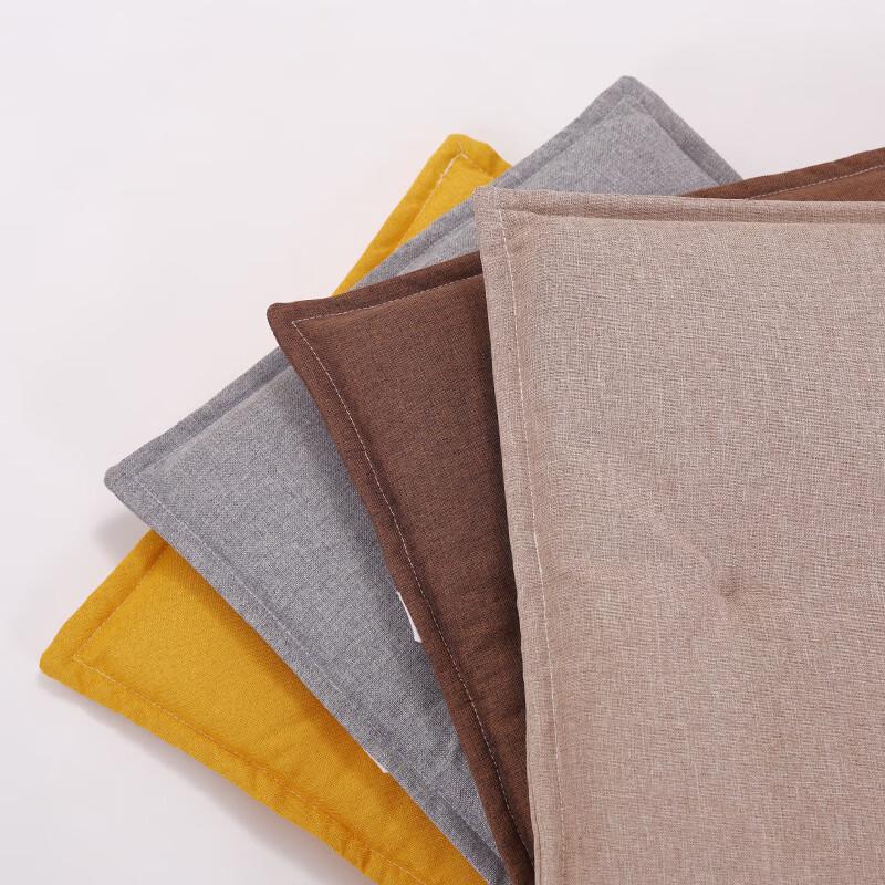 All-Season Thickened Cotton Linen Lounge Chair Cushion