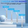 USB Rechargeable Oral Irrigator Portable Electric Water Flosser Pulse Technology 4 Nozzles Teeth Cleaner Oral Hygiene