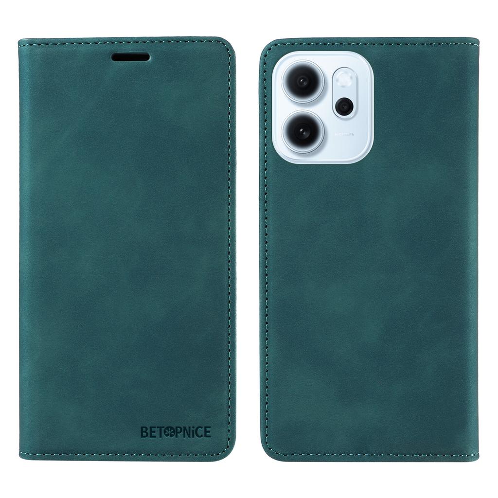 Pour Oppo Reno15 F 5G Coque BETOPNICE Fermeture Magnétique Portefeuille Bloquant RFID Support Housse de Téléphone en Cuir