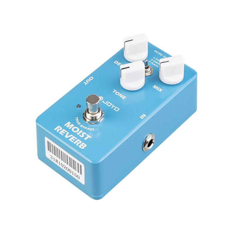 JOYO JF-20 MOIST Reverb Guitar Pedal with 32-bit DSP Chip with Studio/Church/Plate 3 Reverb Types for Electric Guitar/Bass