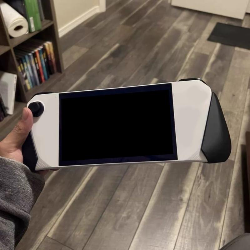 2 Peças Capa de Pegada de Plástico para Console de Jogo ROG Manopla Ergonômica Concha Protetora Protetor de Pegada de Gamepad à Prova de Choque