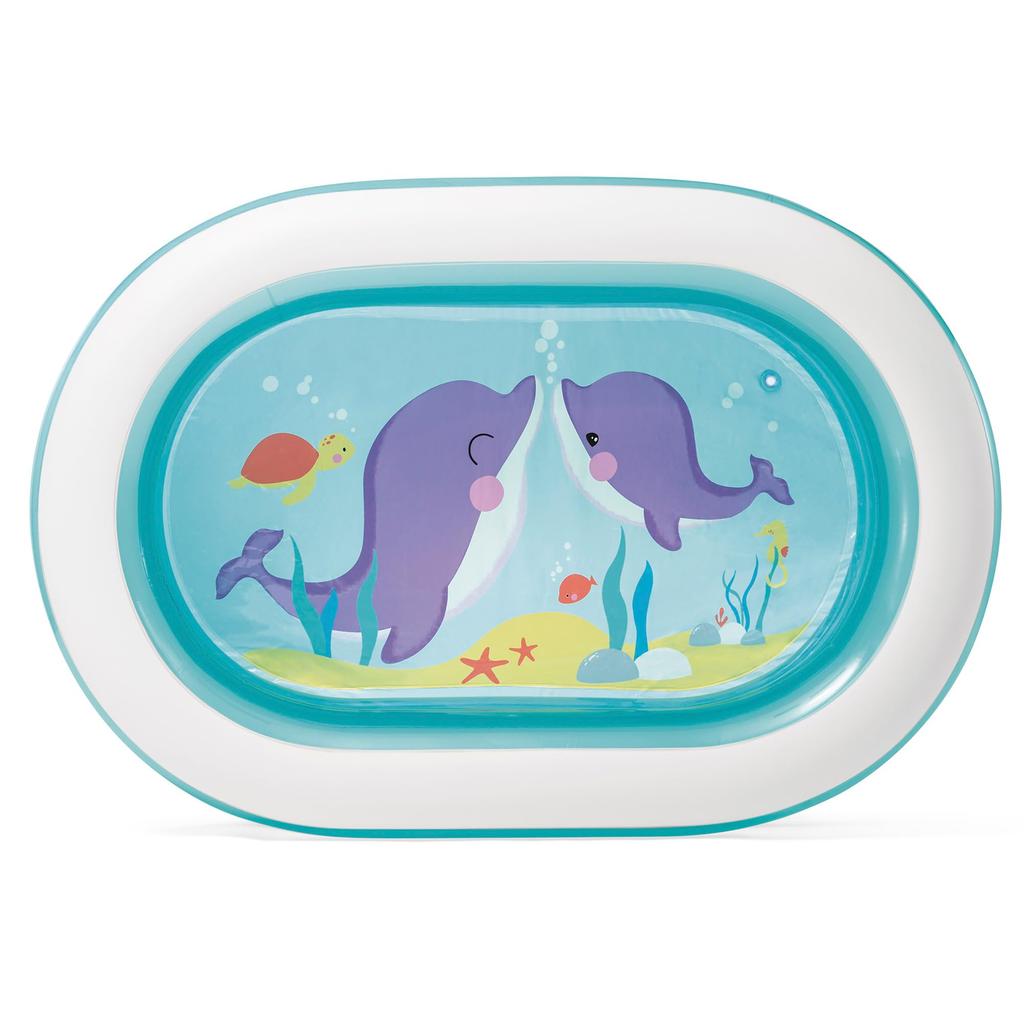 INTEX My Sea Friends Pool, 163 x 107 x 46 cm, 57482 [Official Japanese Product] [Pattern cannot be specified]