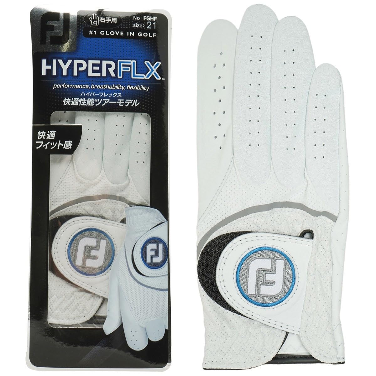 

FootJoy HyperFlex Golf Glove 2022 Size 26cm (Right-Handed), Model, Men s, White, белый