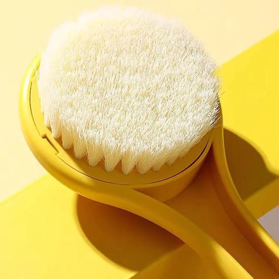 2Pcs Bath Brush Duck Design Gentle Exfoliation Deep Cleansing Bath Brush with Long Handle Ergonomic Grip Back Scrubber