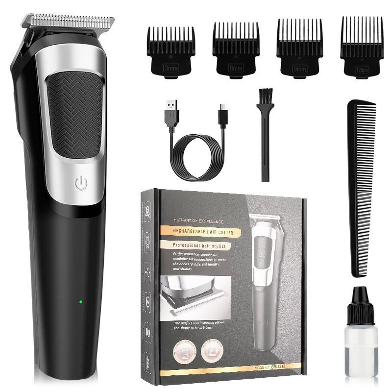 New Style Hair Clipper High Power Electric Clipper Hair Salon Professional Hair Clipper Set Household USB Rechargeable Electric Clipper