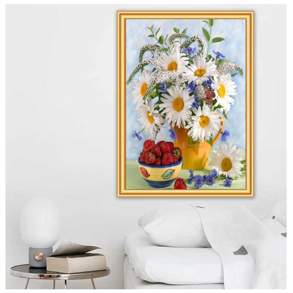 5D Round Diy Diamond Painting Cross Stitch Craft Mosaic Diamond Embroidery Mosaic Pattern Home Decor Craft Kit