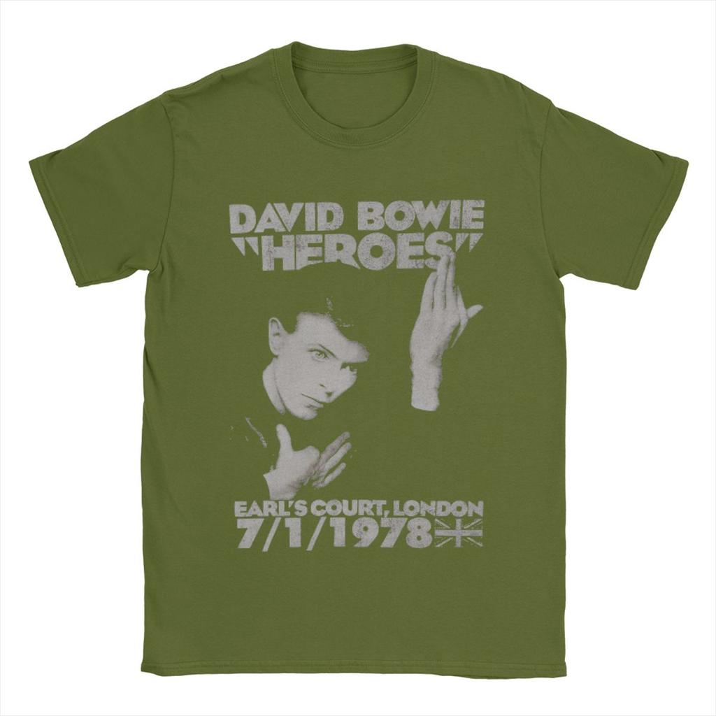 Funny Davids Bowied T-Shirts Men Round Collar Cotton T Shirt Short Sleeve Tee Shirt New Arrival Clothes