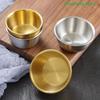 [CL]Sauce Dipping Bowl 304 Stainless Steel Dipping Cups Round Sauce Dishes 50/60ml Mini Reusable Seasoning Cups Dipping Cups[CL]