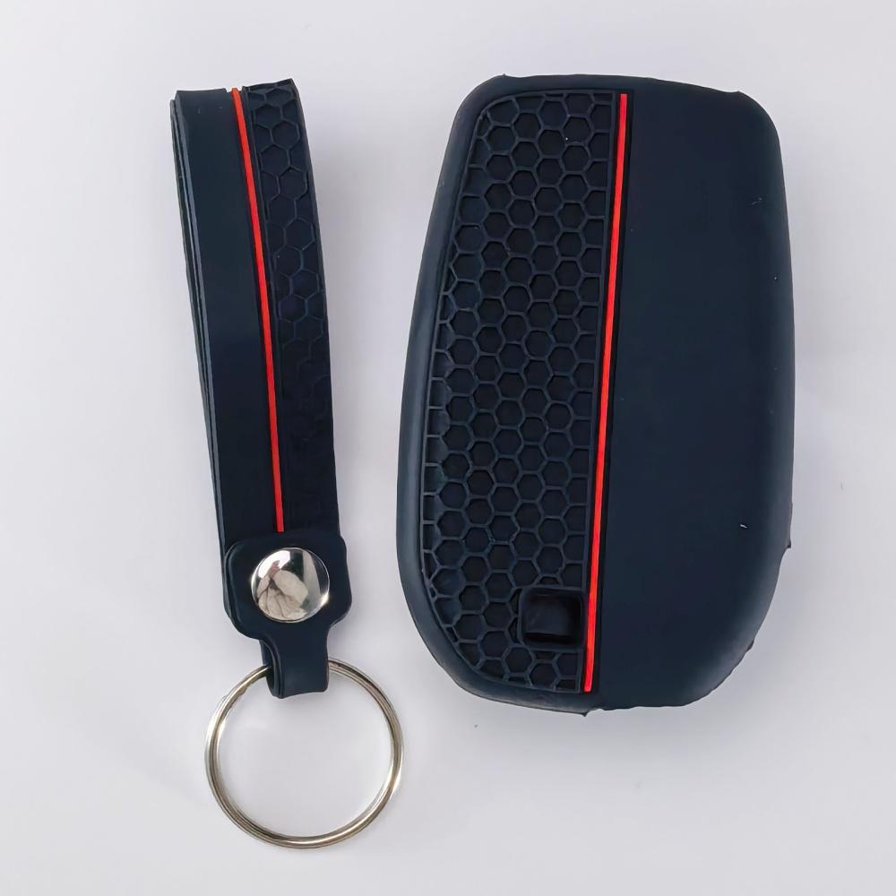 Key Case Cover for Toyota Corolla Yaris Prius Hilux Cruiser Hatchback Cross Land with Keychain Anti-Scratch Guard Shockproof Protection