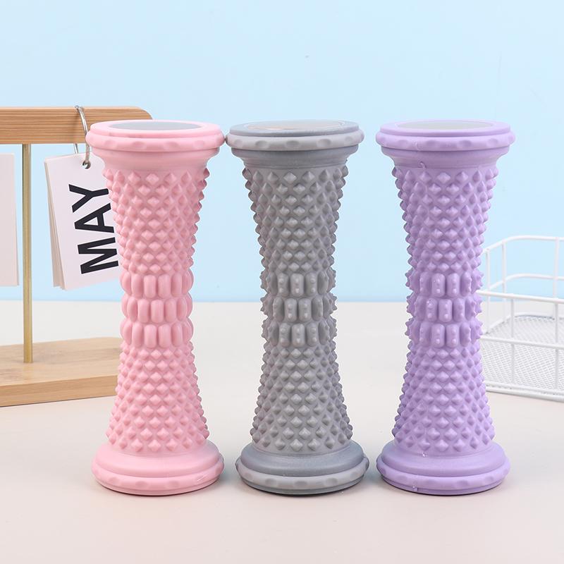 Fußmassagegerät Rolle Yoga Massageball Plantarfaszien-Rolle Muskelentspannung Schmerzlinderung Pflege Kunststoff Manuelles Fußmassagegerät