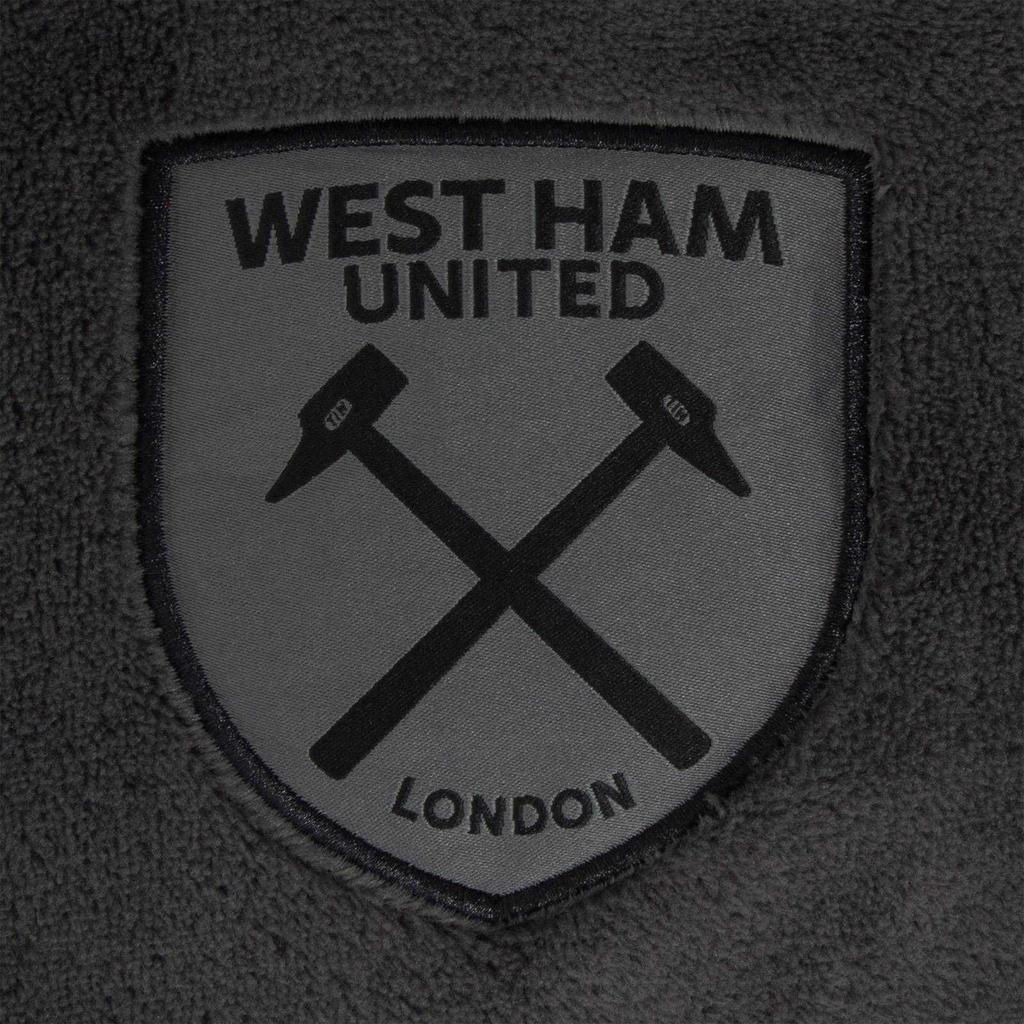 West Ham United FC Men's Crest Fleece Dressing Gown