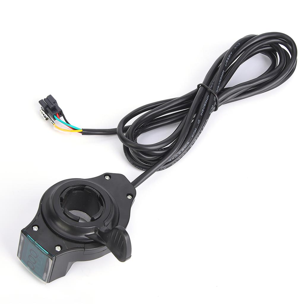 E-Bike-Daumengasgriff mit LCD-Digitalanzeige für die Batteriespannung