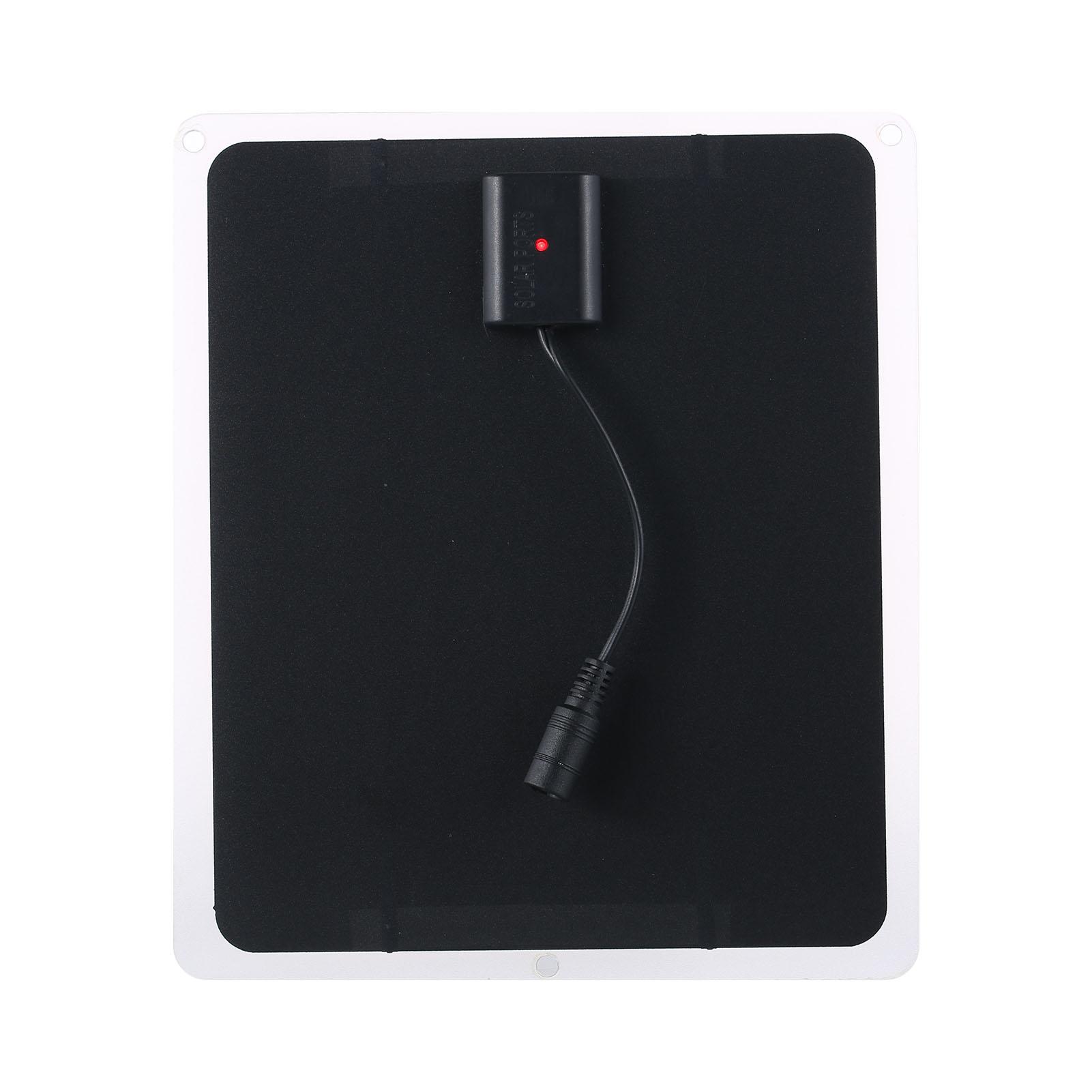 

Солнечное зарядное устройство для аккумулятора 12 В Портативная водонепроницаемая солнечная панель Комплект для подзарядки для автомобиля мотоцикла лодки морской чёрный