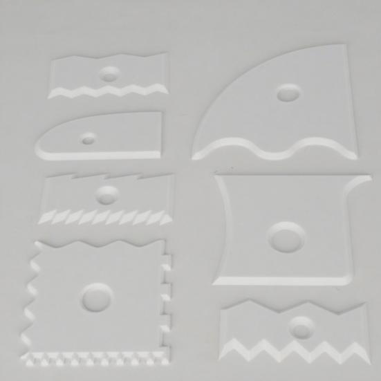 7 Pcs Pottery Clay Foot Shaper Pottery Art Trimming Tools Clay Scrapers Ceramic Sculpting Tool for Beginners Professionals